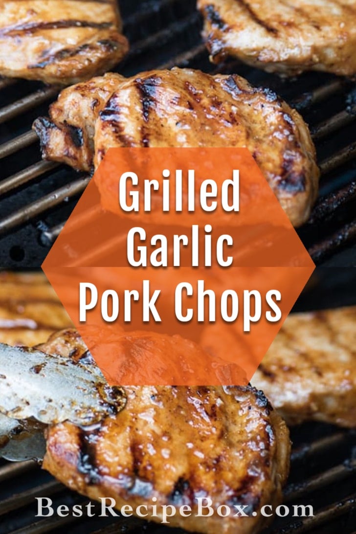 Grilled Pork Chop Recipe collage