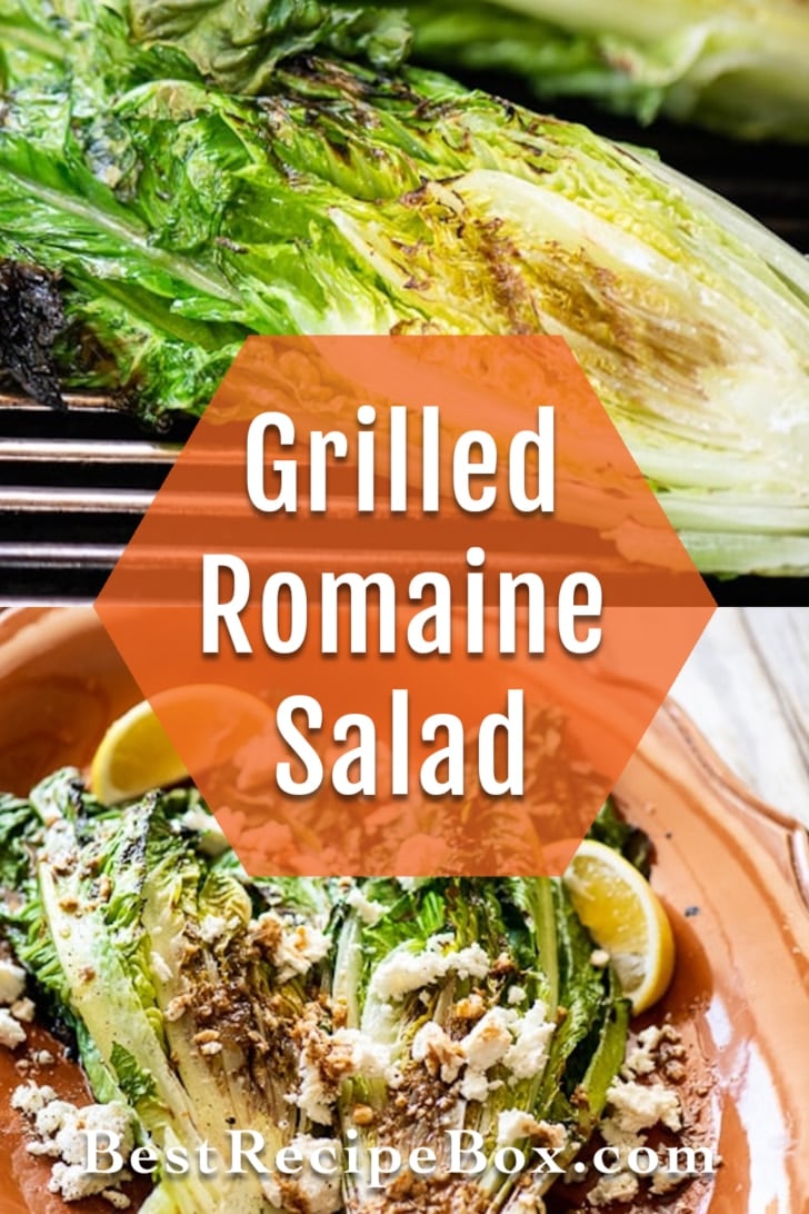 Grilled Romaine Salad Recipe collage