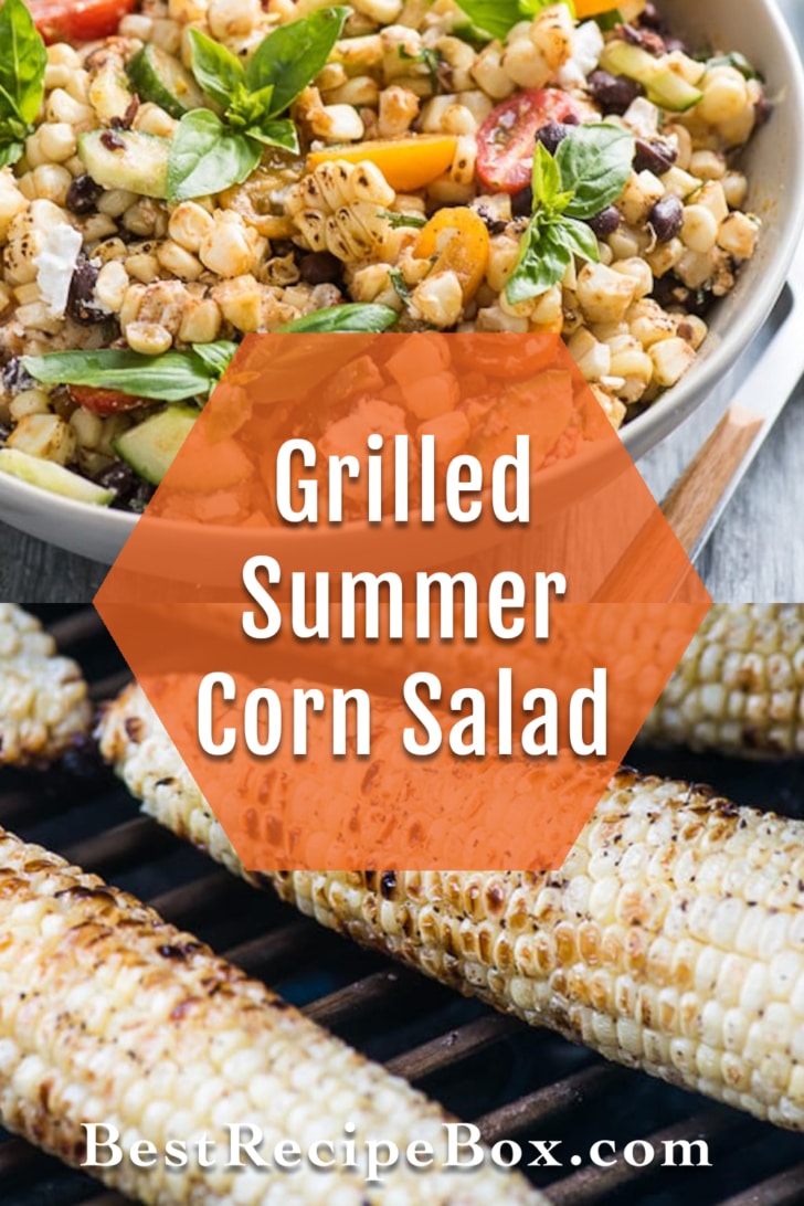 Summer Grilled Corn Salad collage