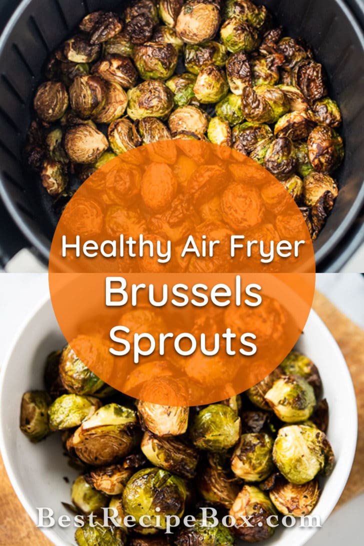 Air Fryer Roasted Brussels Sprouts Healthy and Quick | @bestrecipebox