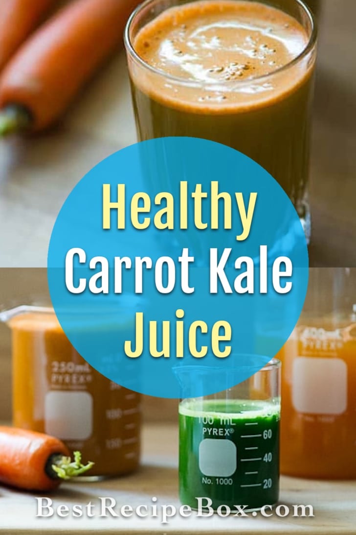 Healthy Kale and Carrot Juice Recipe from BestRecipeBox.com