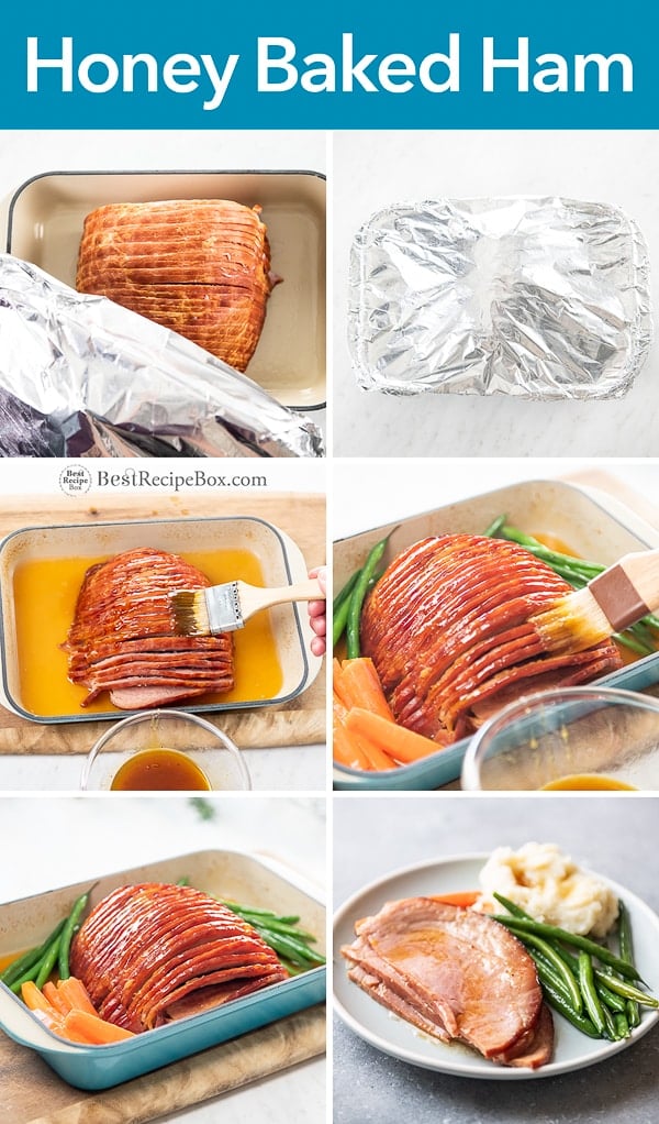 Step by Step Making Honey Baked Ham