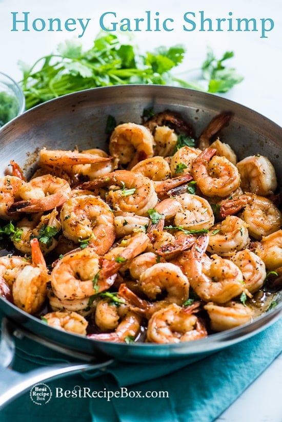 20 Minute Honey Garlic Shrimp | Best Recipe Box