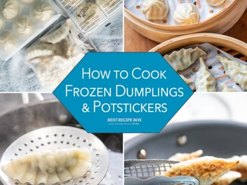 how to cook frozen dumplings and potstickers