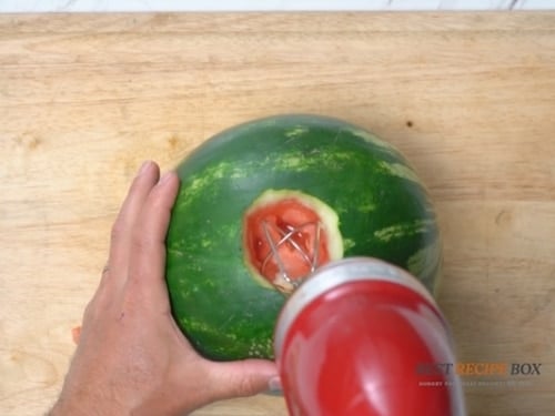 Blending watermelon
