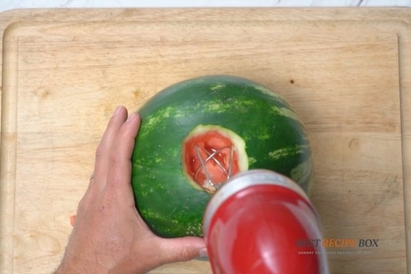 Blending watermelon