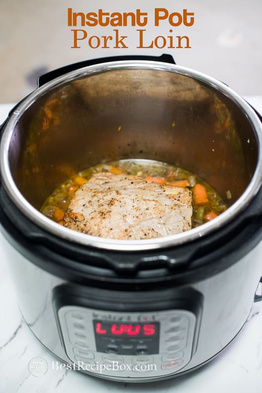 Instant Pot Pork Roast Recipe or Pork Tenderloin Recipe in instant pot