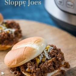 Instant Pot Sloppy Joes Recipe in Pressure Cooker or Slow Cooker | @bestreciepbox