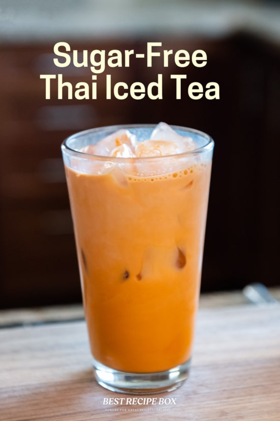 glass of sugar free thai tea recipe 