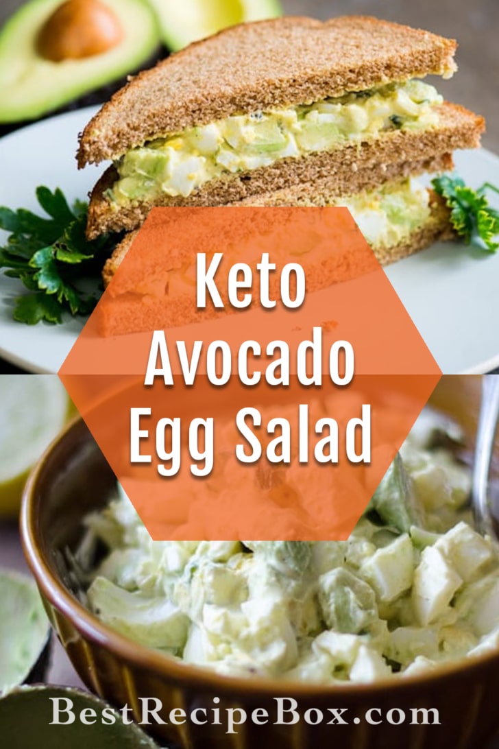 Avocado Egg Salad collage