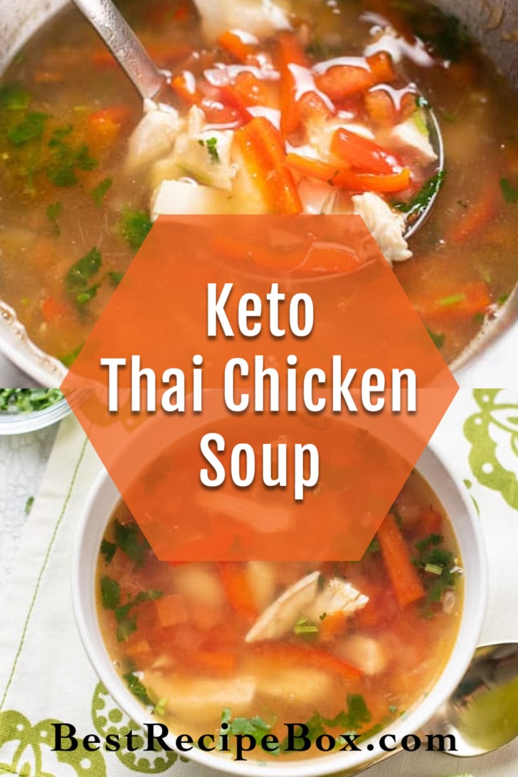 Thai Hot & Sour Chicken Soup Recipe collage