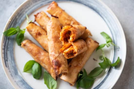 Allow Egg Rolls to Cool slightly & serve.