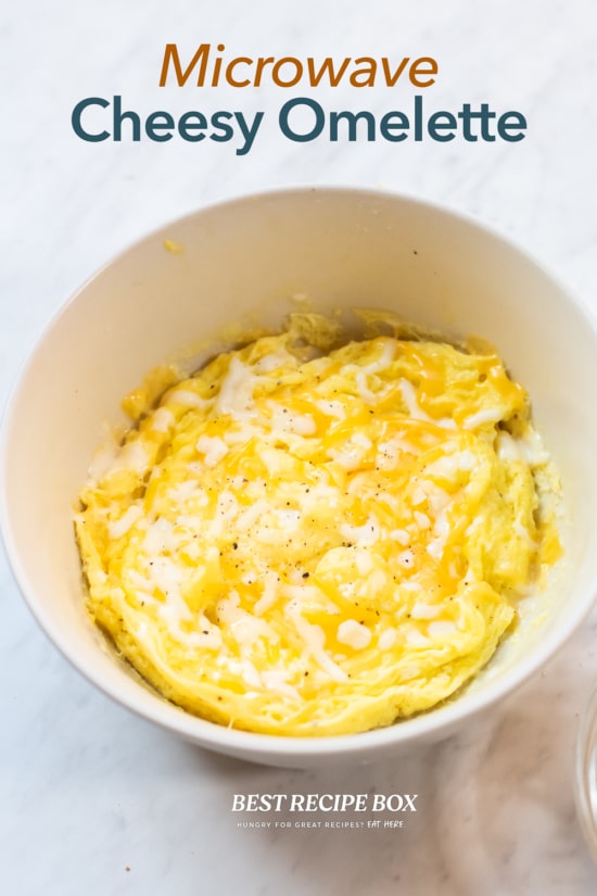 Microwave Omelette Recipe in Bowl or Mug