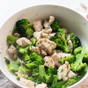 Microwave Chicken and Broccoli Recipe | BestRecipeBox.com