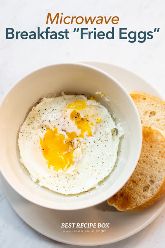 Microwave Recipe Eggs in Microwave in a bowl