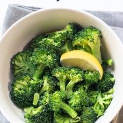 Microwave Broccoli Recipe Steamed in Microwave | BestRecipeBox.com