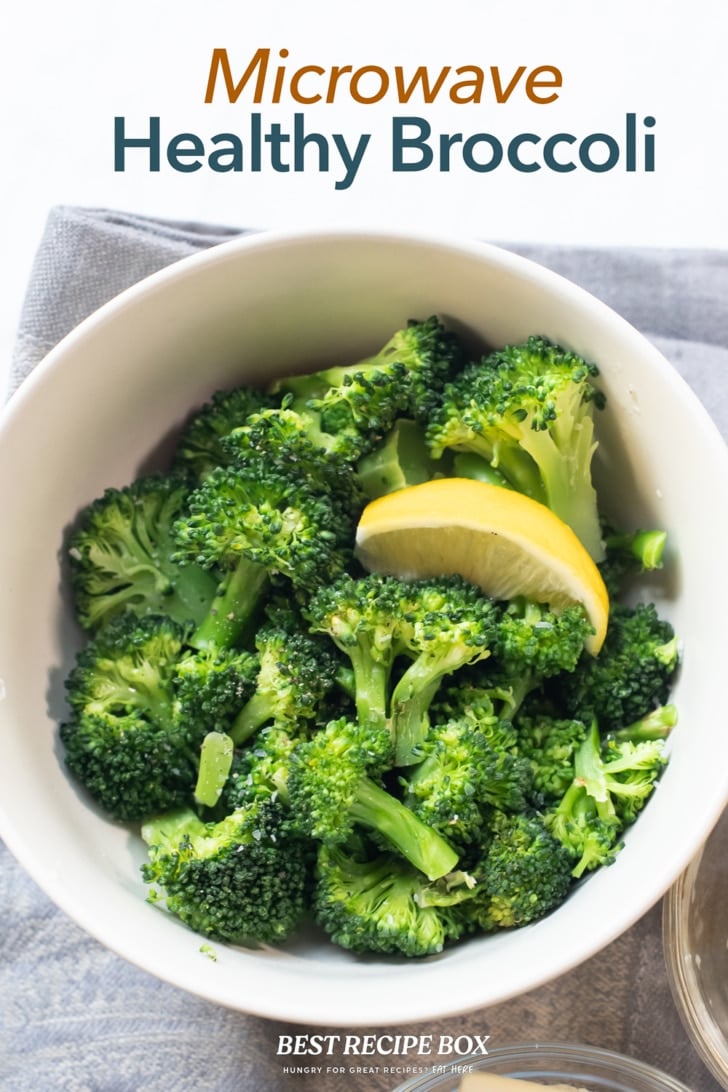 Microwave Broccoli Recipe Steamed in bowl