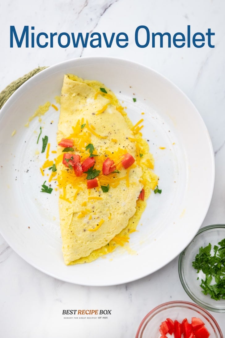 Microwave Omelette Recipe EASY 2 Min! KETO EGG Best Recipe Box