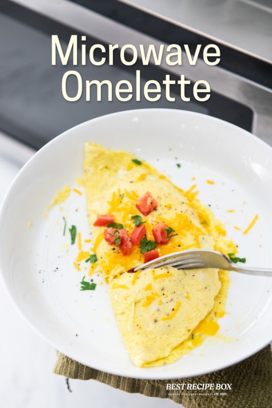 Microwave Omelette with Fork