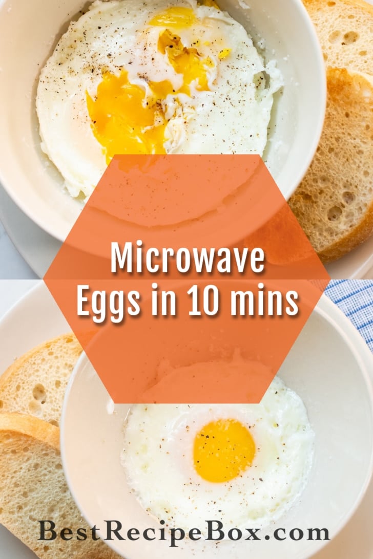 Microwave Recipe Eggs in Microwave collage
