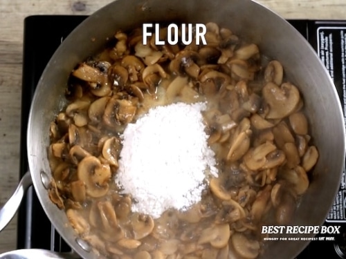 Flour added