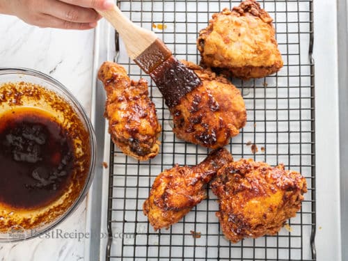 Spicy Hot Chicken Recipe Nashville Style @BestRecipeBox