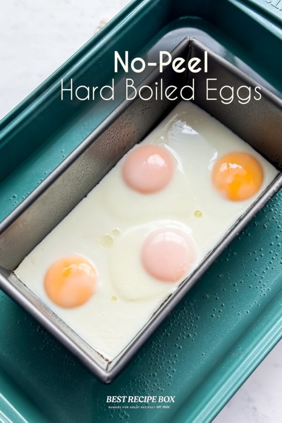 no peel hard boiled eggs in water bath
