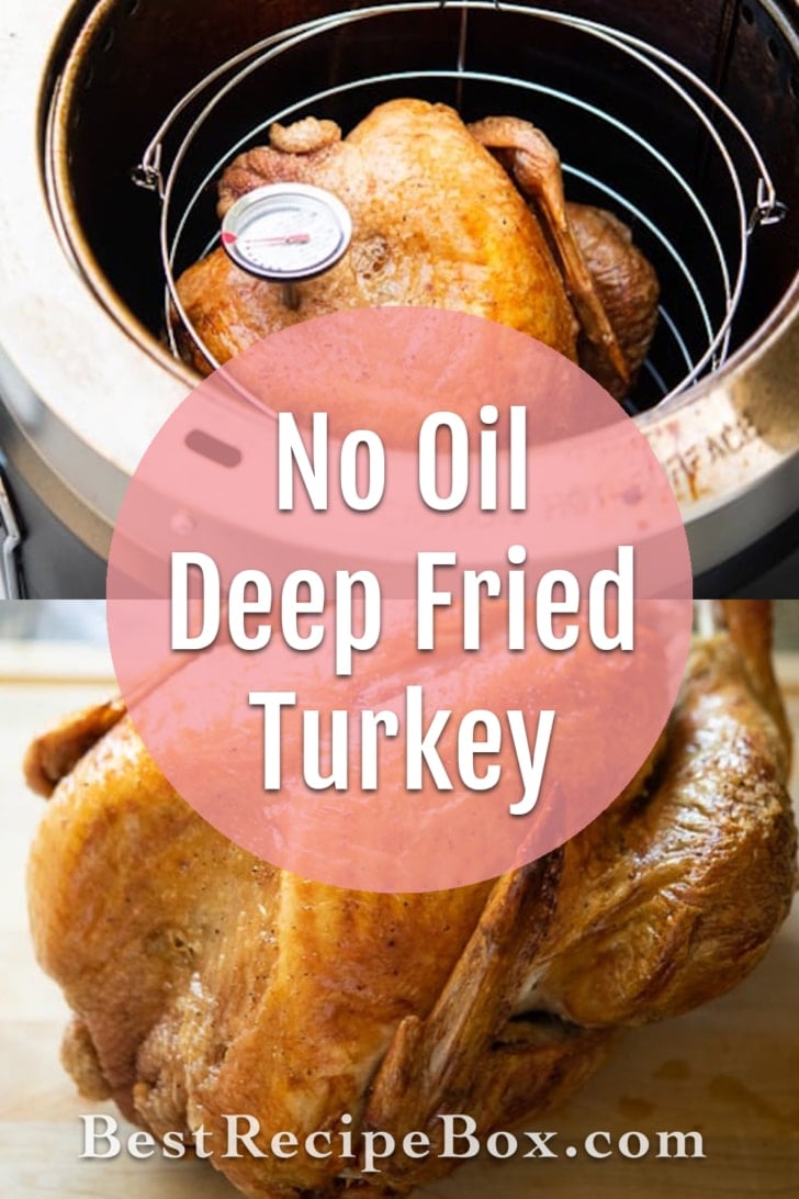 Oil Less Deep Fried Turkey in Air Fryer @BestRecipeBox