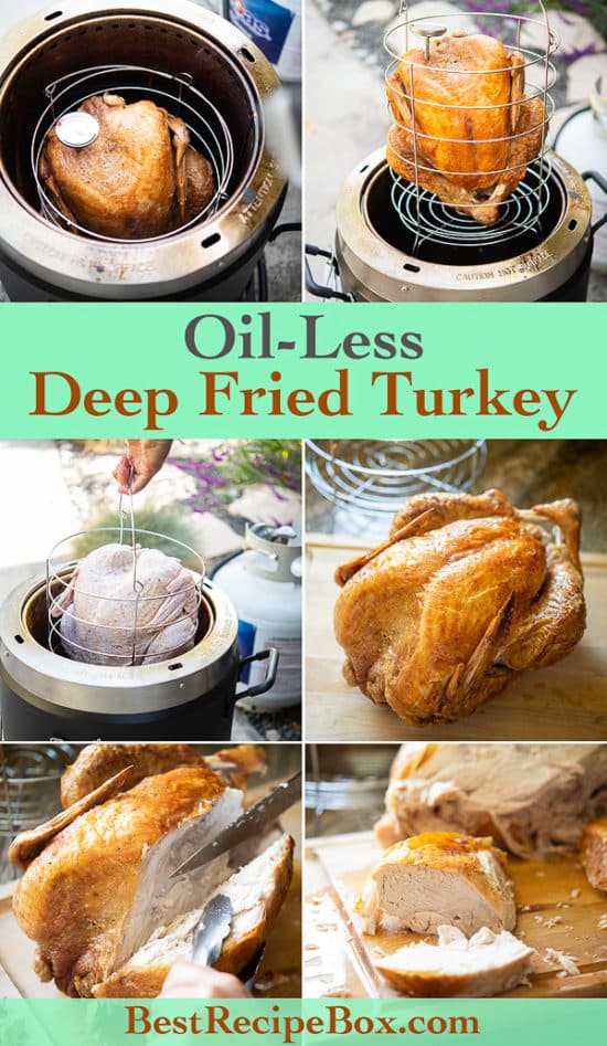 Deep Fried Turkey without Oil - step by step photos