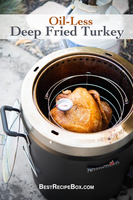 Oil Less Deep Fried Turkey in Infrared Air Fryer 