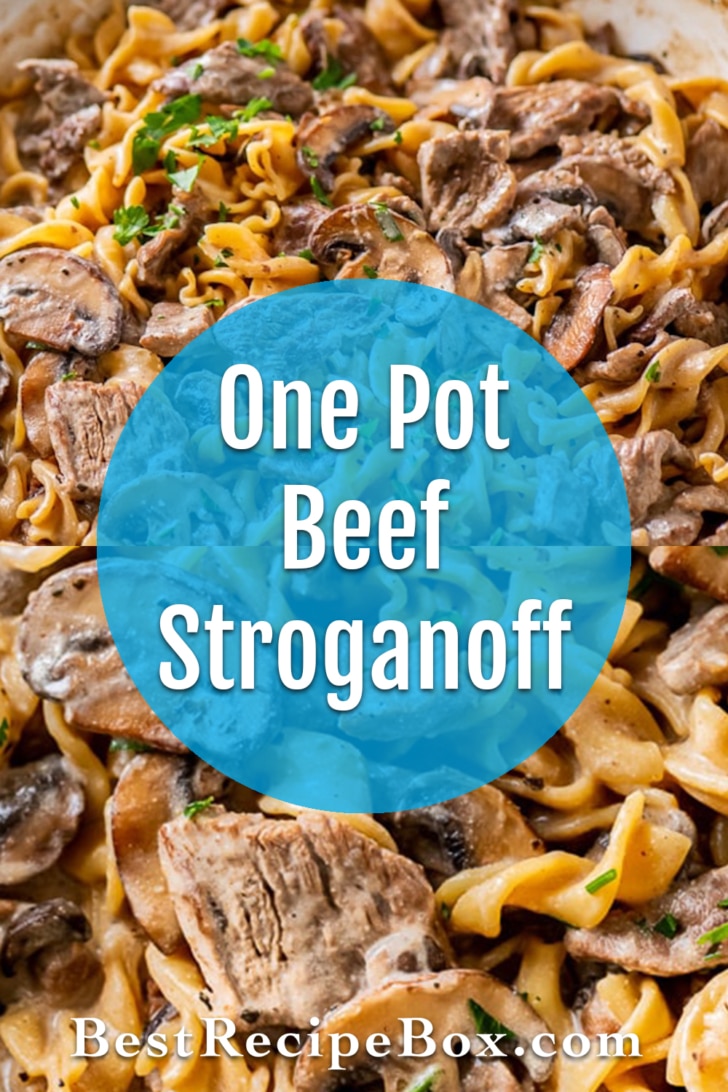Easy Beef Stroganoff Recipe | BestRecipeBox.com