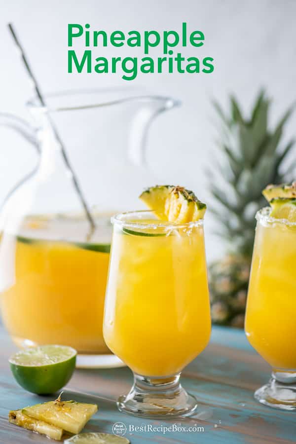 Pineapple Margarita Recipe: Party Pitcher Cocktails!