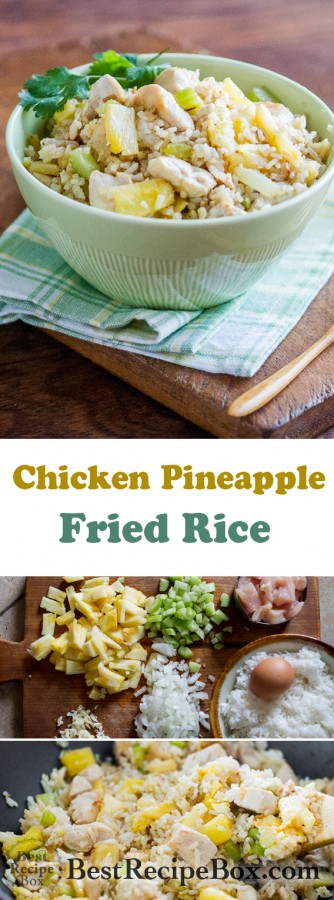 Delicious Pineapple Chicken Fried Rice Recipe for the whole family | @bestrecipebox