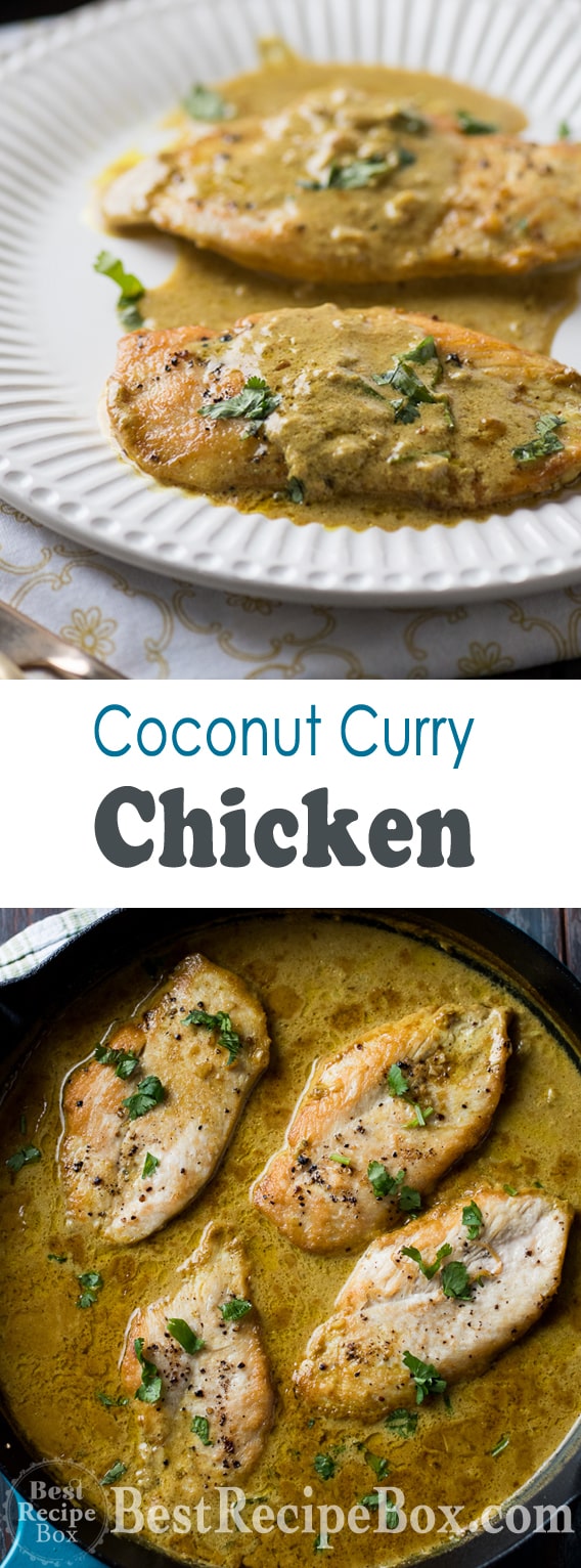 Coconut Curry Chicken Breast | Thai Chicken Curry | Best Recipe Box