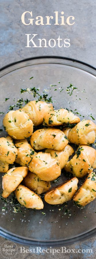 Easy Garlic Knot Recipe for Game Day or Party Day! | @bestrecipebox