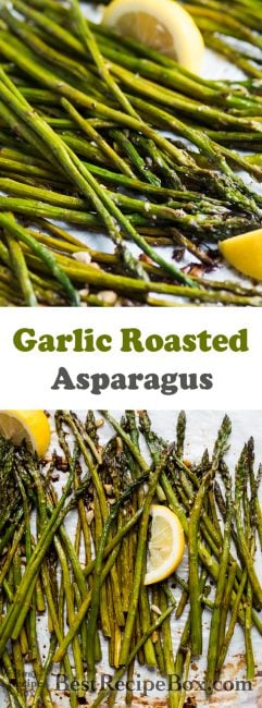 Roasted Asparagus Recipe with Garlic Lemon