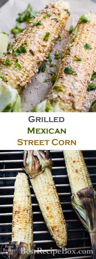 Grilled Mexican Street Corn Elotes for Best Grilled Corn Recipe | @bestrecipebox