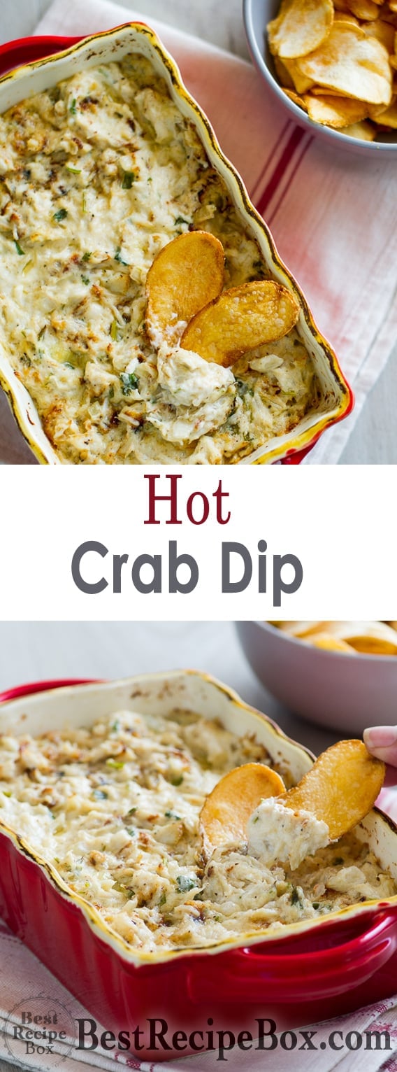 Baked Hot Crab Dip Recipe that's Hot n' Cheesy & Easy Best Recipe Box