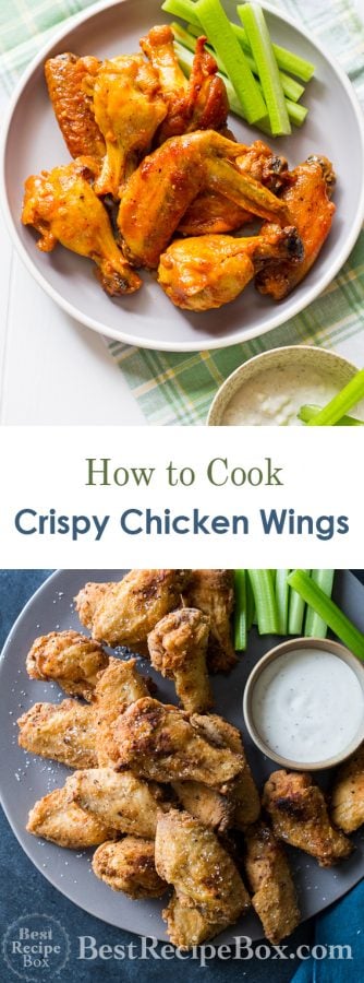 How to Cook Crispy Chicken Wings Recipe- @BestRecipeBox