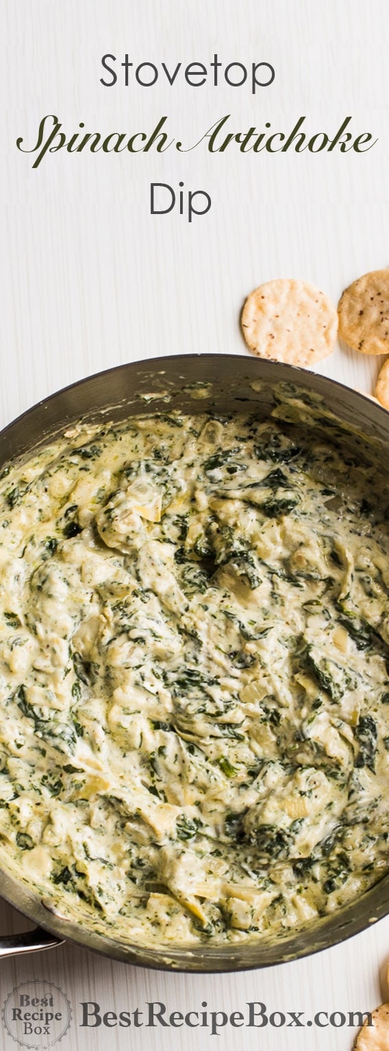 Spinach Artichoke Dip Recipe EASY STOVE TOP Best Recipe Box