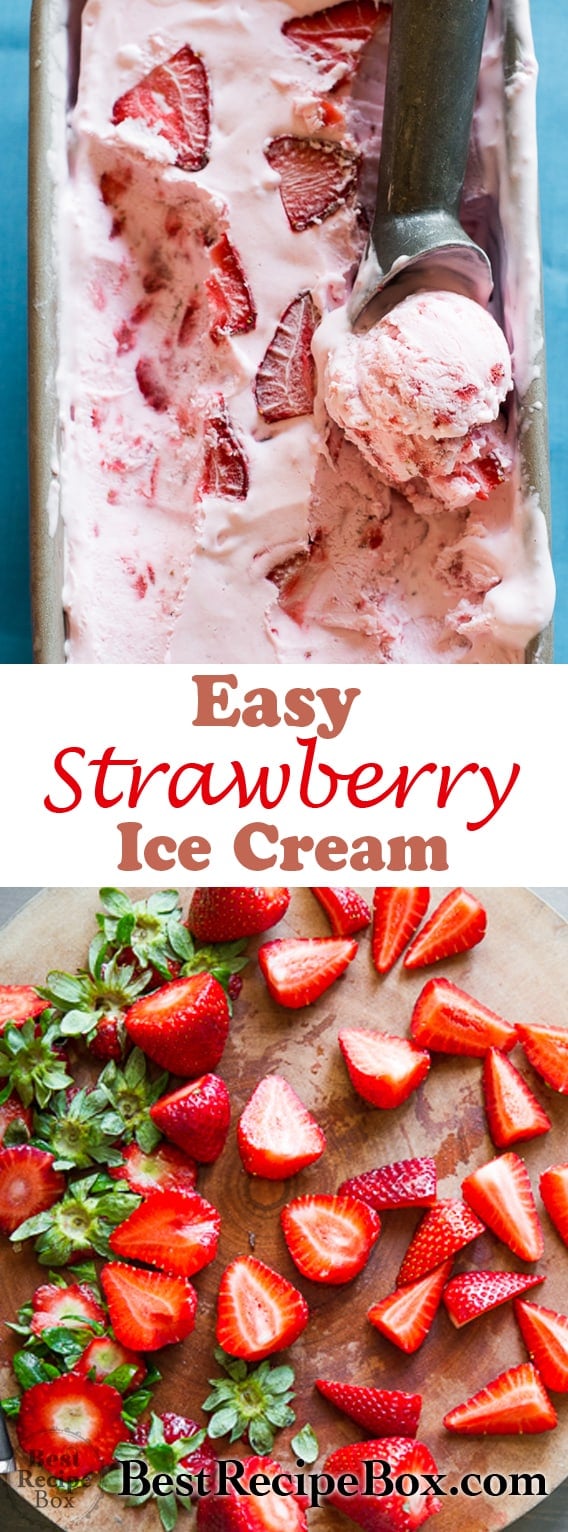 Strawberry Ice Cream Recipe No Churn, 3Ingredients Best Recipe Box
