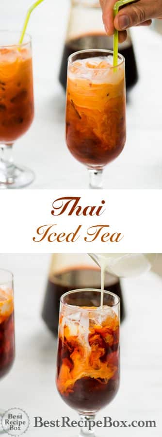 Thai Iced Tea Recipe - Homemade! Super Easy and Just like the restaurants | @bestrecipebox