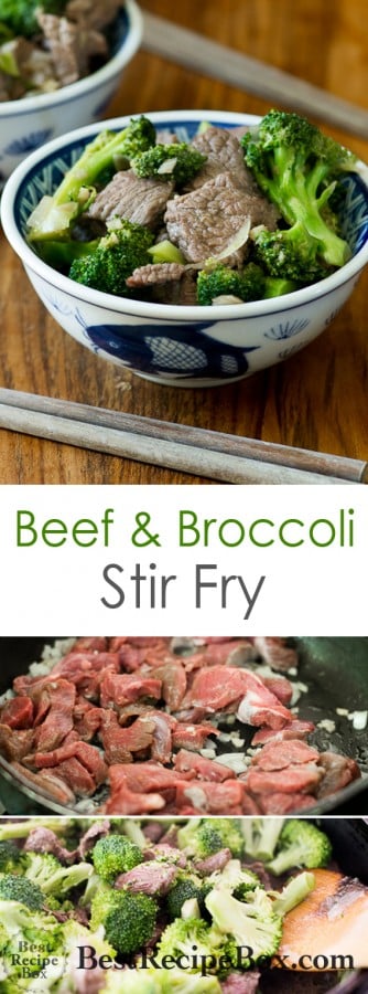 Easy Beef and Broccoli Stir Fry Recipe- 30 minute recipe from BestRecipeBox.com