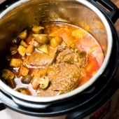 Tender Juicy Pot Roast in Instant Pot Pressure Cooker | @bestrecipebox