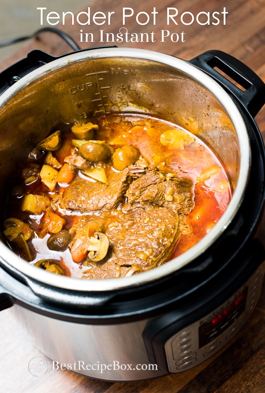 Tender Juicy Pot Roast in Instant Pot Pressure Cooker 