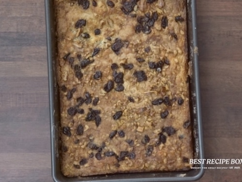 Baked pumpkin cake bars
