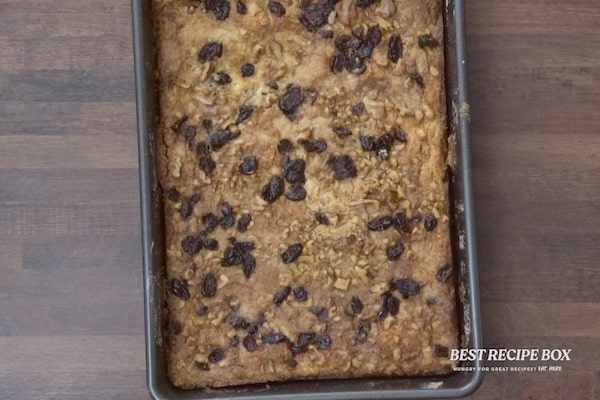 Baked pumpkin cake bars
