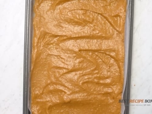 Batter in pan