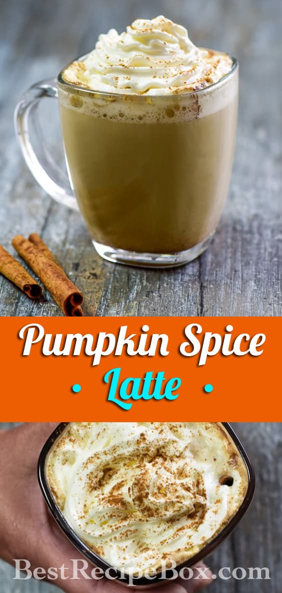 Best Pumpkin Spice Latte Recipe like Starbucks Pumpkin Spice Latte | @bestrecipebox