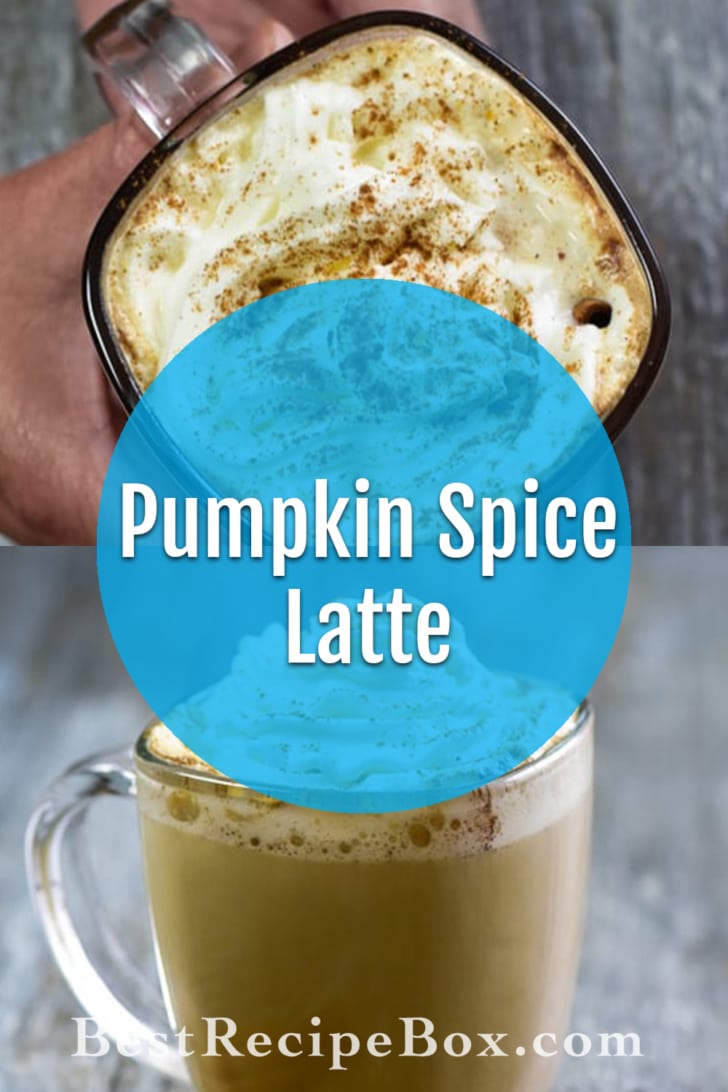 Best Pumpkin Spice Latte Recipe like Starbucks Pumpkin Spice Latte | @bestrecipebox